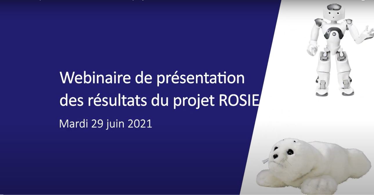 Webinar projet ROSIE