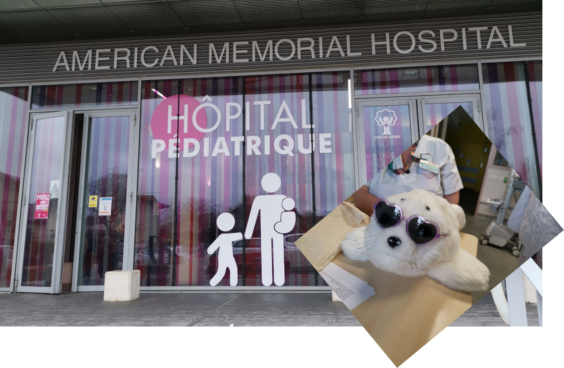 Arrivée de PARO à l’hôpital d’enfants du CHU de Reims
